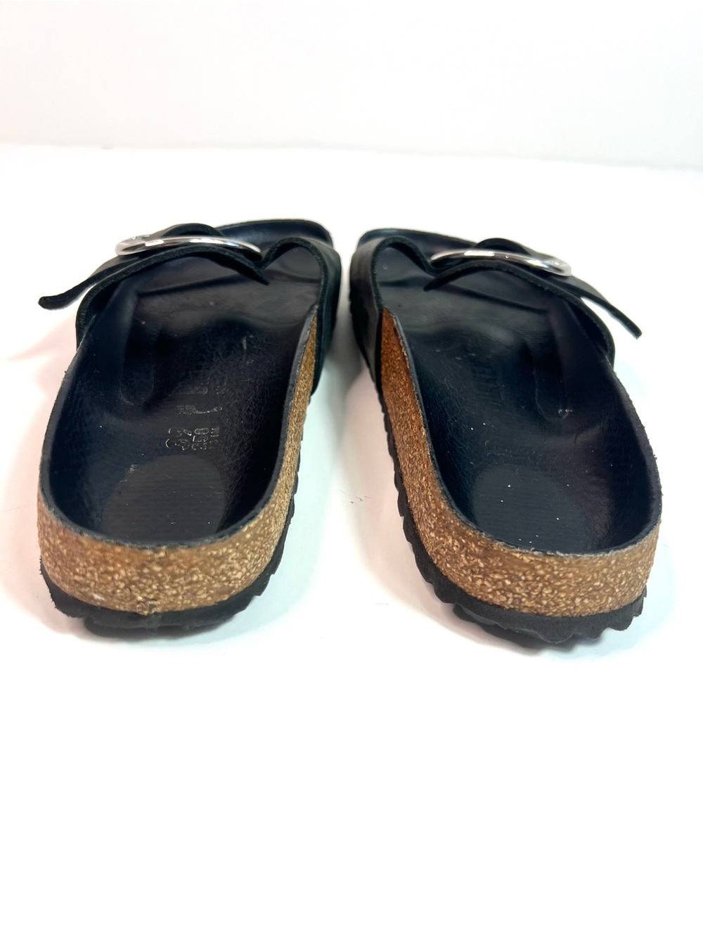 Birkenstock Madrid Big Buckle Sandals Black Size 39 - Picture 6 of 12